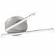 VenCore Crossline Silver 7741-20015 - Μοντέρνο Φωτιστικό Οροφής Πλαφονιέρα LED 32W Ασημί Αλουμίνιο με Ρυθμιζόμενο CCT Λευκό - Ημέρας - Θερμό - Χειρισμός CCT μέσω Διακόπτη On-Off - Φ41 x Υ4cm