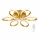 VenCore Lumeo Gold 7741-20024 - Μοντέρνο Φωτιστικό Οροφής Πλαφονιέρα LED 60W Χρυσό Αλουμίνιο με Ρυθμιζόμενο CCT Λευκό - Ημέρας - Θερμό & Χειριστήριο - Φ60 x Υ12cm