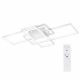 VenCore Nexar White 7741-20026 - Μοντέρνο Φωτιστικό Οροφής Πλαφονιέρα LED 100W Λευκό Αλουμίνιο με Ρυθμιζόμενο CCT Λευκό - Ημέρας - Θερμό & Χειριστήριο - Μ85 x Π45 x Υ10cm