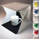 VenCore 8420-10001 - Photo Studio Box 2xLED 6 Backgrounds 24x23x23cm - Φορητό Mini Photo Studio Light Box με 2 Μπάρες LED, Καλώδιο USB και 6 Εναλλάξιμα Φόντα για Φωτογράφιση Προϊόντων - Μ24xΠ23xΥ23cm