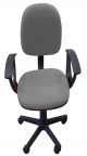 VELCO Pro Systems ΚΑΡΕΚΛΑ ΓΡΑΦΕΙΟΥ ΠΑΙΔΙΚΗ ΓΚΡΙ  ΜΕ ΜΠΡΑΤΣΑ -ΔΙΑΣΤΑΣΕΙΣ: 57x47x81/92cm