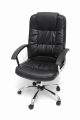 Velco Pro Systems ΠΟΛΥΘΡΟΝΑ ΓΡΑΦΕΙΟΥ ΜΑΥΡΗ ΔΙΕΥΘΥΝΤΟΥ-ΔΙΑΣΤΑΣΕΙΣ: 64χ55χ110/120 cm- ΕΠΙΦΑΝΕΙΑ PVC
