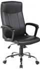 Velco Pro Systems ΚΑΡΕΚΛΑ ΓΡΑΦΕΙΟΥ ΜΑΥΡΗ -ΔΙΑΣΤΑΣΕΙΣ: 62,5x63x110/120cm- ΕΠΙΦΑΝΕΙΑ PU & PVC