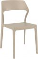 SNOW TAUPE ΚΑΡΕΚΛΑ ΠΟΛ/ΝΙΟΥ 52X56X83εκ.