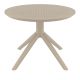 SKY TAUPE MINI Φ60X45εκ. ΤΡΑΠΕΖΙ ΠΟΛ/ΝΙΟΥ