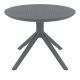 SKY DARK GREY MINI Φ60X45εκ. ΤΡΑΠΕΖΙ ΠΟΛ/ΝΙΟΥ