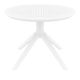 SKY WHITE MINI Φ60X45εκ. ΤΡΑΠΕΖΙ ΠΟΛ/ΝΙΟΥ