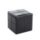 ENZO BLACK PU ΣΚΑΜΠΟ 31X31X31εκ.