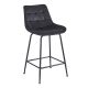 ERMINA BLACK VELVET ΥΦΑΣΜΑ 64εκ. ΣΚΑΜΠΟ ΜΕΤΑΛΛΙΚΟ 49X50X64-94εκ.