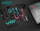 VGR V-035 SET BARBER COMBO 3X3