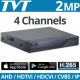 TVT TD-2004NS-HL-L Καταγραφικό DVR 4 Καναλιών με Ανάλυση Full HD